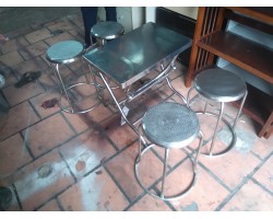 Thanh Lý Bàn Ghế Nhôm Inox Cũ Giá Rẻ